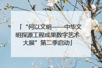 “何以文明——中华文明探源工程成果数字艺术大展”第二季启动