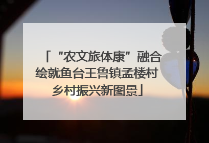 “农文旅体康”融合绘就鱼台王鲁镇孟楼村乡村振兴新图景