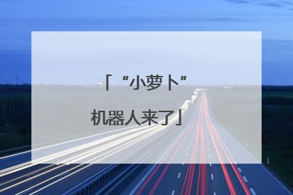 “小萝卜”机器人来了