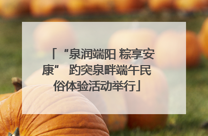 “泉润端阳 粽享安康” 趵突泉畔端午民俗体验活动举行