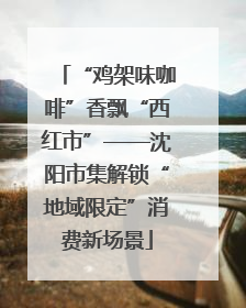 “鸡架味咖啡”香飘“西红市”——沈阳市集解锁“地域限定”消费新场景