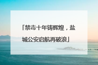 禁毒十年铸辉煌，盐城公安启航再破浪