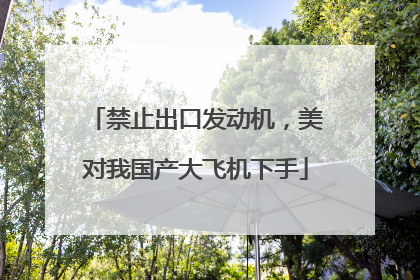 禁止出口发动机，美对我国产大飞机下手