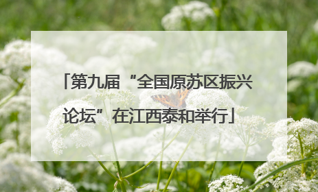 第九届“全国原苏区振兴论坛”在江西泰和举行