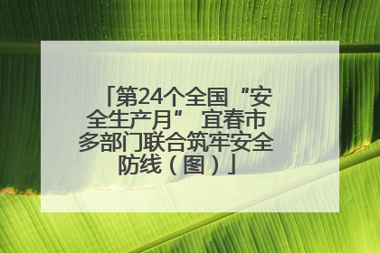 第24个全国“安全生产月” 宜春市多部门联合筑牢安全防线（图）