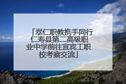 翠仁职教携手同行 仁寿县第二高级职业中学前往宜宾工职校考察交流
