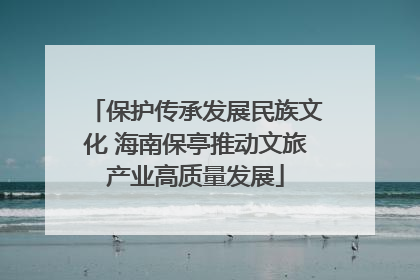 保护传承发展民族文化 海南保亭推动文旅产业高质量发展