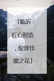 临沂：匠心智造，绽放技能之花
