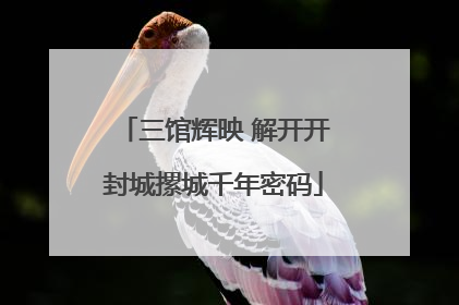 三馆辉映 解开开封城摞城千年密码