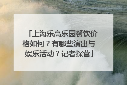上海乐高乐园餐饮价格如何？有哪些演出与娱乐活动？记者探营