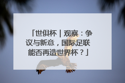 世俱杯｜观察：争议与新意，国际足联能否再造世界杯？