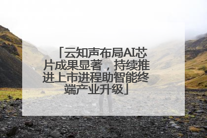云知声布局AI芯片成果显著，持续推进上市进程助智能终端产业升级