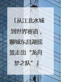 从江北水城到世界赛道，聊城东昌湖摇篮走出“龙舟梦之队”
