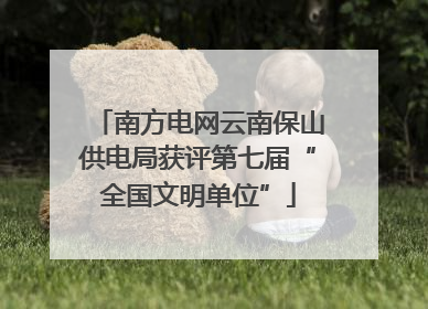 南方电网云南保山供电局获评第七届“全国文明单位”