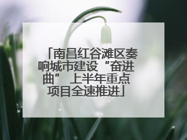 南昌红谷滩区奏响城市建设“奋进曲” 上半年重点项目全速推进