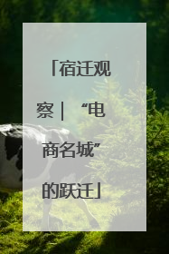 宿迁观察｜“电商名城”的跃迁