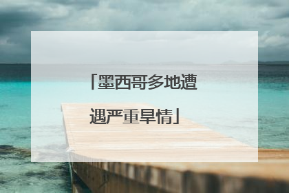 墨西哥多地遭遇严重旱情