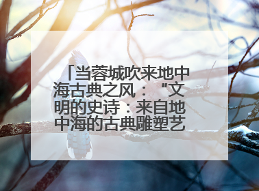 当蓉城吹来地中海古典之风：“文明的史诗：来自地中海的古典雕塑艺术”正式启幕