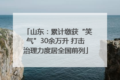 山东：累计缴获“笑气”30余万升 打击治理力度居全国前列