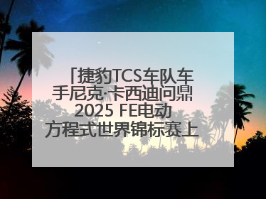 捷豹TCS车队车手尼克·卡西迪问鼎2025 FE电动方程式世界锦标赛上海站冠军