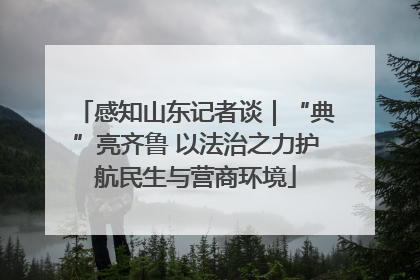 感知山东记者谈｜“典”亮齐鲁 以法治之力护航民生与营商环境
