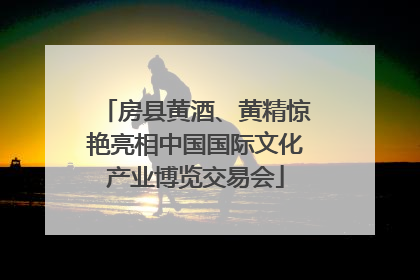房县黄酒、黄精惊艳亮相中国国际文化产业博览交易会