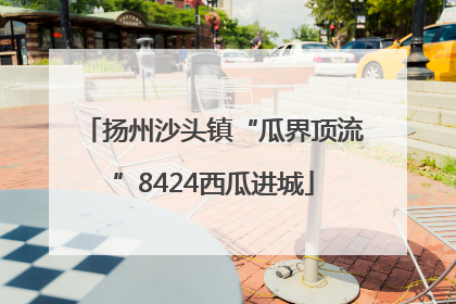 扬州沙头镇“瓜界顶流”8424西瓜进城