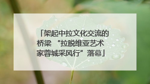 架起中拉文化交流的桥梁 “拉脱维亚艺术家蓉城采风行”落幕
