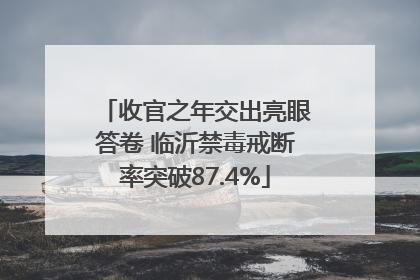 收官之年交出亮眼答卷 临沂禁毒戒断率突破87.4%