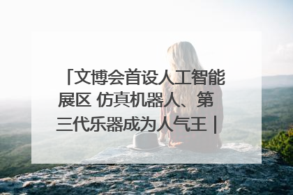 文博会首设人工智能展区 仿真机器人、第三代乐器成为人气王｜文博向“新”