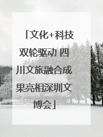 文化+科技双轮驱动 四川文旅融合成果亮相深圳文博会