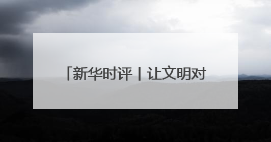 新华时评丨让文明对话照亮携手前行之路