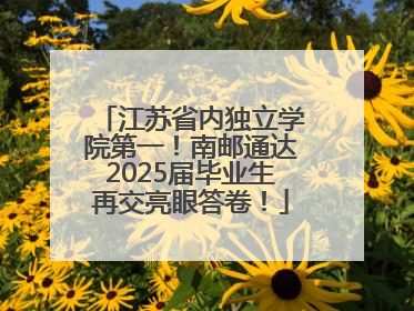江苏省内独立学院第一！南邮通达2025届毕业生再交亮眼答卷！