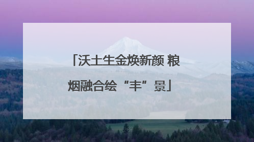 沃土生金焕新颜 粮烟融合绘“丰”景