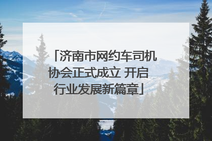 济南市网约车司机协会正式成立 开启行业发展新篇章