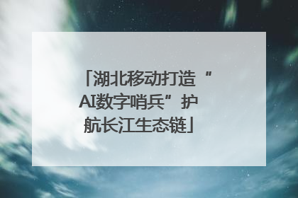 湖北移动打造“AI数字哨兵”护航长江生态链