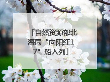 自然资源部北海局“向阳红17”船入列