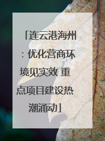 连云港海州：优化营商环境见实效 重点项目建设热潮涌动