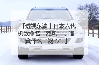 透视东瀛｜日本六代机欲命名“烈风”，暗藏什么“祸心”