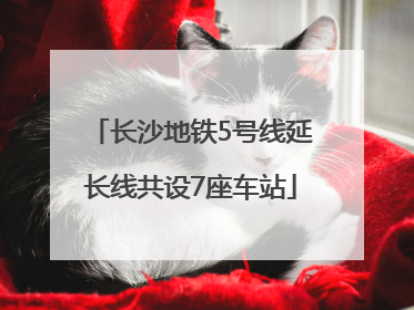 长沙地铁5号线延长线共设7座车站