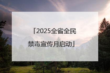 2025全省全民禁毒宣传月启动