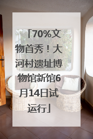70%文物首秀！大河村遗址博物馆新馆6月14日试运行